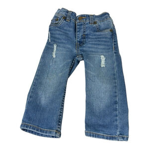 Levi’s Jeans Baby 12 Months Blue 514 Straight Leg Distressed Classic Denim